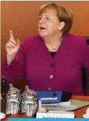  ??  ?? German Chancellor Angela Merkel.