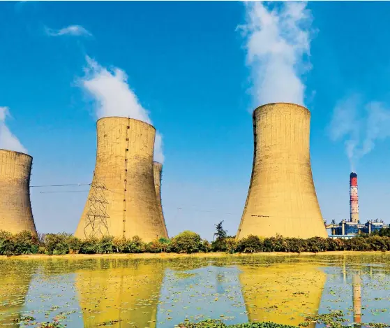  ?? PHOTOGRAPH BY SHEKHAR GOSH ?? The NTPC power plant in Dadri, Uttar Pradesh