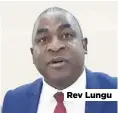  ??  ?? Rev Lungu