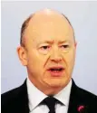  ?? Foto: dpa/Daniel Roland ?? Deutsche-Bank-Chef John Cryan wird wohl bald abgelöst.