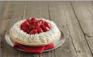  ?? COURTESY OF MARIE CALLENDER’S ?? Fresh strawberry pie is a seasonal offering at Marie Callender’s that would be perfect for your Easter meal.