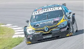  ?? RENAULT SPORT ARGENTINA ?? A fondo. Facundo Ardusso consiguió la pole.