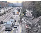  ?? RP-FOTO: STEPHAN KÖHLEN ?? Die A3 soll vierspurig ausgebaut werden. Das sorgt bei vielen für Unmut.