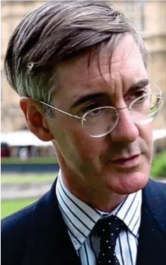  ??  ?? Spot the difference: Jacob Rees-Mogg, left, and Walter. Or is it the other way round?