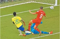  ?? ADRIAN DENNIS / AFP ?? Vini Jr. teve um gol bem anulado no segundo tempo