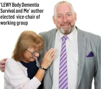  ??  ?? Kanturk resident Kevin Quaid, who has been elected vice-chair of the Irish Dementia Working Group (IDWG), with the group’s chair Kathy Ryan.