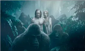  ??  ?? AUTHENTIC: Alexander Skarsgard is physically striking in his role of Tarzan in a new offering which achieves what its makers clearly set out to do, to create a sweeping adventure that embraces the old in a new way.