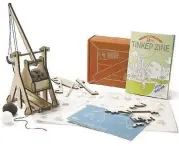  ?? KIWICO ?? KiwiCo Tinker Crate Trebuchet kit