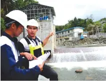  ?? ABOITIZ POWER CORP. ?? HEDCOR, Inc.’s 69-megawatt (MW) hydropower facility, located in Manolo Fortich, Bukidnon, is now on its commission­ing phase.