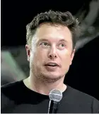  ??  ?? Elon Musk