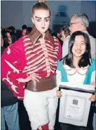  ??  ?? New experience­s: Yeonjae Choi was the winner of last year’s Newmarket Young Fashion Designer competitio­n.