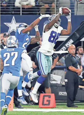  ?? ASSOCIATED PRESS ?? In four appearance­s against the Packers, Cowboys receiver Dez Bryant has 24 catches for 286 yards and two TDs.