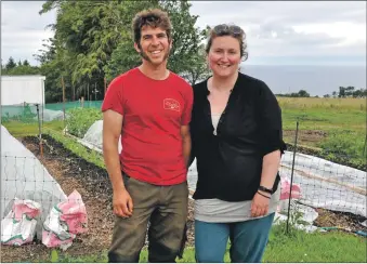  ?? 01_B26farm01 ?? Jenny and Andy Macdonald at Woodside Farm.