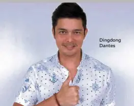  ??  ?? Dingdong Dantes