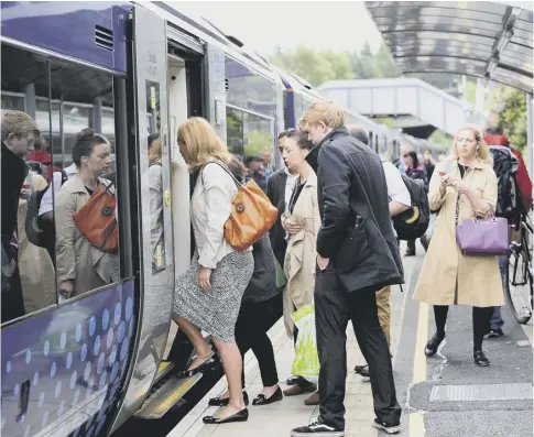  ?? PICTURE: MICHAEL GILLEN ?? 0 Passengers have suffered because of late and cancelled trains and are set to be ‘rewarded’ for their patience