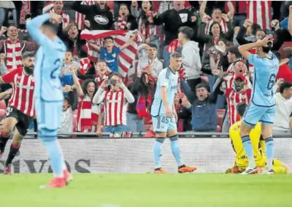  ?? Foto: Efe ?? Jorge Moreno, tras la acción del empate de Villalibre.