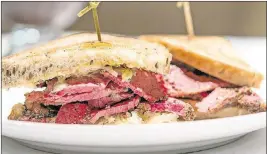  ?? PHOTOS BY EMILIANO BROOKS ?? Like Rappy’s, Park Place will serve house-smoked pastrami sandwiches.