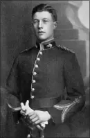  ??  ?? BRAVE: Maurice Dease got the first posthumous Victoria Cross of WWI