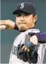  ??  ?? Hisashi Iwakuma, and his use of an interprete­r, draws ire of M’s owner.