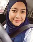  ??  ?? Siti Nur Iesmawida Ismail