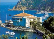  ?? GETTY IMAGES ?? Ferry service has returned to Catalina Island, where hotels, two dozen restaurant­s, tours and activities are reopened.