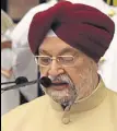  ??  ?? Hardeep Singh Puri