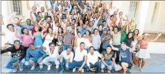  ?? Picture: SUPPLIED ?? JUBILANT: The University of Fort Hare’s accountanc­y department celebrates its 89.1% pass rate for the latest South African Institute of Chartered Accountant­s (SIACA) board exams.