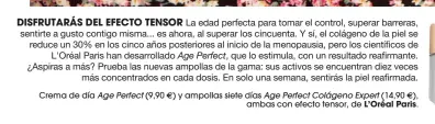  ??  ?? Age Perfect
Age Perfect,
Age Perfect Colágeno Expert