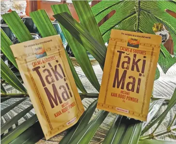  ?? Laiseana Nasiga ?? Taki Mai gold label power mix 25 gram pack. Photo: