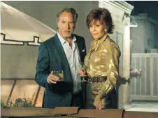  ??  ?? Don Johnson plays Jane Fonda’s love interest in Book Club, a movie about aging, sex and female friendship. According to Fonda, the film is proof that “you can be pretty interestin­g and have a lot of fun when you’re older.”