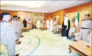  ??  ?? Three assistant undersecre­taries during the oath taking.