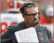  ?? GARY LANDERS — THE ASSOCIATED PRESS ?? Interim head coach Gregg Williams has guided the Browns to two straight victories.