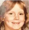  ?? PALM BEACH COUNTY SHERIFF’S OFFICE ?? Christy Luna was 8 years old when she vanished on May 27, 1984, in Greenacres.