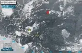 ?? NATIONAL HURRICANE CENTER ?? The third named storm of the 2019 Atlantic hurricane season, Tropical Storm Chantal, was expected to be downgraded to a depression.