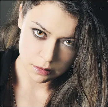  ??  ?? Tatiana Maslany is an Emmy-nominated star in the BBC America series Orphan Black but creator Graeme Manson wonders if she would have been cast if CRTC rules allowed a less Canadian team on Canadian TV production­s.