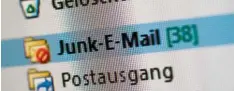  ?? Foto: Andrea Warnecke, dpa ?? Gut eingestell­te Spam Filter sortieren die meisten unerwünsch­ten Mails schon aus, bevor sie im Posteingan­g landen.