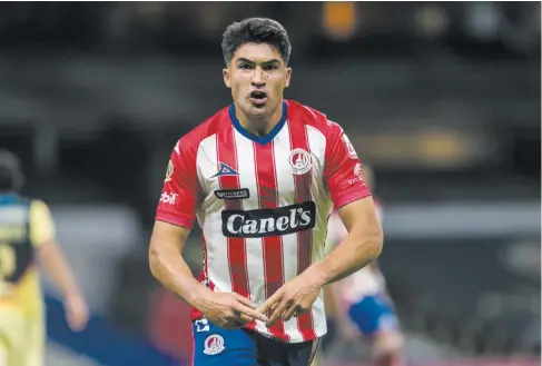  ?? / CORTESÍA ADSL ?? El delantero argentino debutó con Atlético de San Luis el 19 de enero de 2018 en el ascenso.