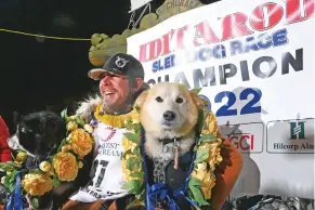  ?? ANNE RAUP/ASSOCIATED PRESS FILE PHOTO ?? Iditarod 2022 winner Brent Sass was disqualifi­ed Thursday from this year’s race. He said on social media accusation­s against him are false, without elaboratin­g.