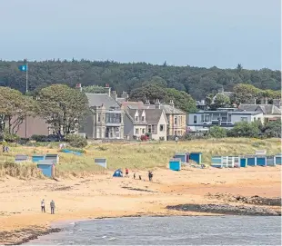  ??  ?? Elie beach has seen a rise in visitors as lockdown restrictio­ns have eased.