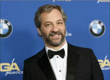  ?? PHOTO BY CHRIS PIZZELLO — INVISION — AP, FILE ?? Judd Apatow arrives at the 70th annual Directors Guild of America Awards in Beverly Hills. A collection of 4,000 hours of video interviews recorded over more than two decades by the Television Academy Foundation will be available for free on a website.