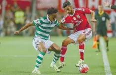  ??  ?? Sílvio até começou a época como titular do Benfica