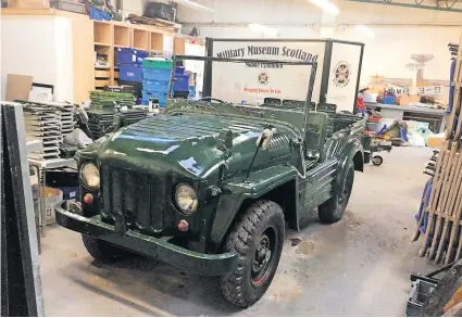  ?? ?? A piece of history One of the many exhibits at the military museum in Wilkieston