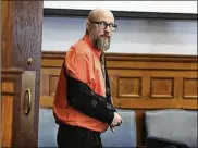  ?? KURT STEISS / THE BLADE ?? Arthur Richter Jr. before opening statements in his trial. Richter was found guilty of starting a bar fight in North Toledo that led to his uncle’s death.