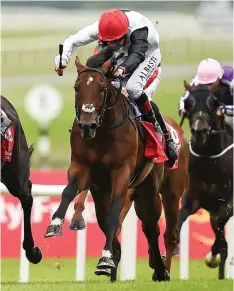  ??  ?? Cracksman and Frankie Dettori can land the Qipco Champion Stakes at Ascot today