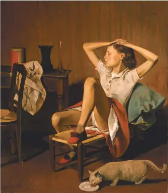  ??  ?? Balthus: Thérèse Dreaming, 1938