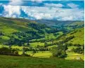  ??  ?? Swaledale in the beautiful Yorkshire Dales