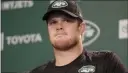  ?? SETH WENIG — THE ASSOCIATED PRESS ?? Jets quarterbac­k Sam Darnold had tests Thursday night, and the results of which were not sufficient enough for doctors to clear him to play on Sunday vs. the Eagles.