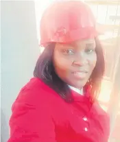  ??  ?? EFF Councillor Rebecca Mohlala