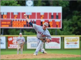  ?? THOMAS NASH — DIGITAL FIRST MEDIA ?? Spring City starting pitcher Brad Clemens delivers to the plate during the sixth inning of Wednesday’s game against Souderton.