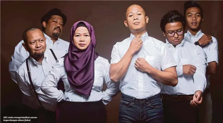  ??  ?? GSC mahu mengembali­kan zaman kegemilang­an album fizikal.